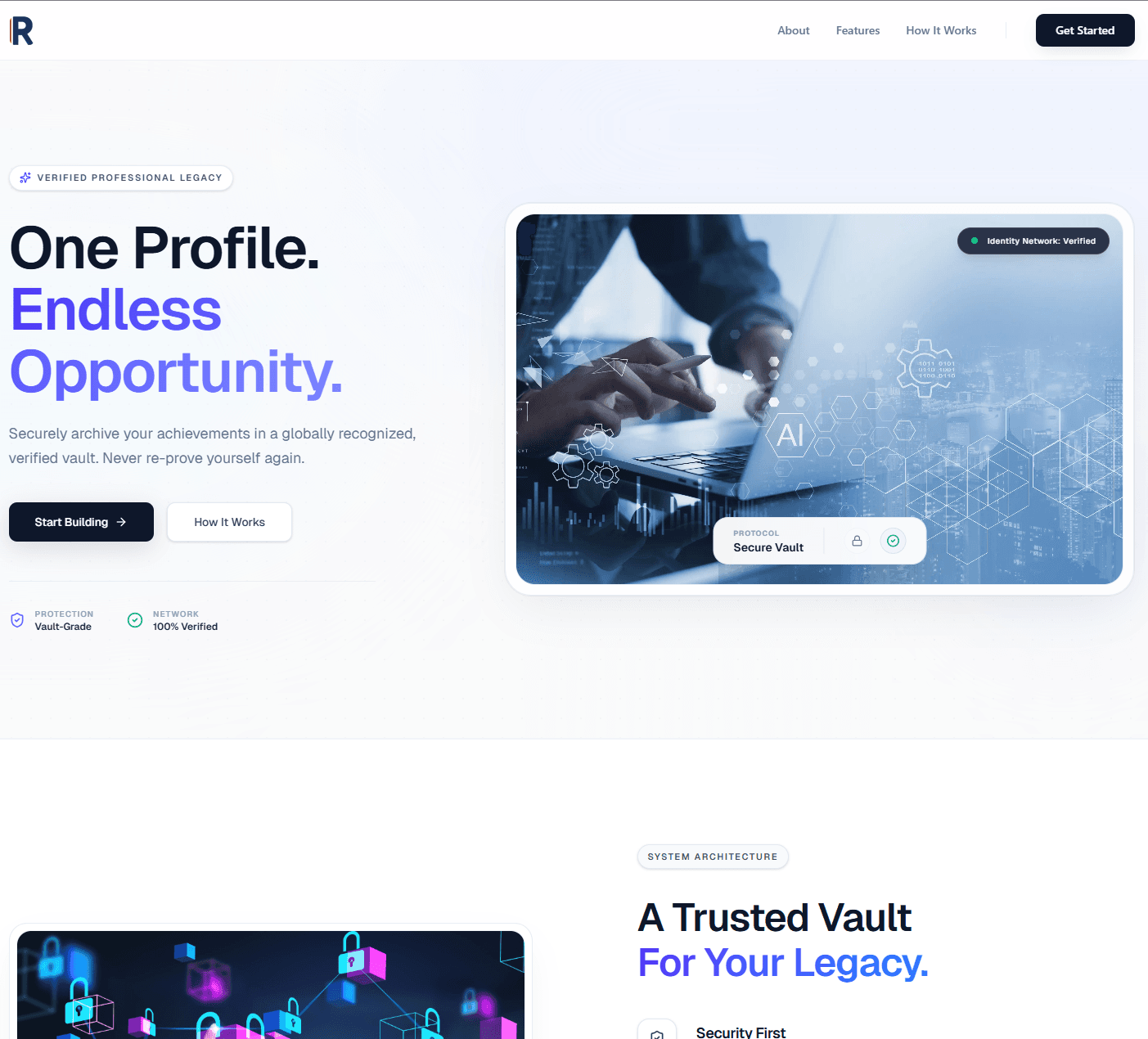 The Red — AI Professional Identity Platform